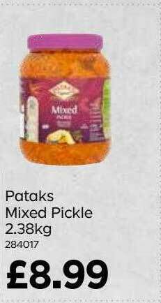 Bestway Pataks Mixed Pickle offer