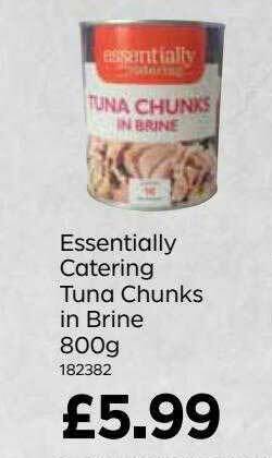 Bestway Essentially Catering Tuna Chunks In Brine offer