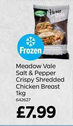 Bestway Meadow Vale Salt & Pepper Crispy Shredded Chicken Breast offer
