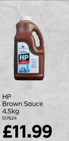 Bestway Hp Brown Sauce 4.5kg offer