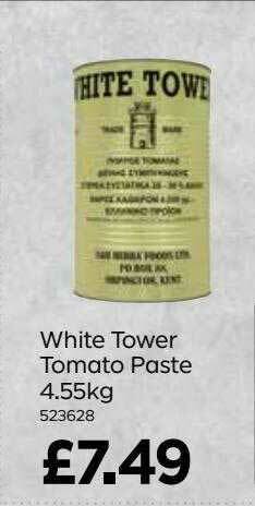 Bestway White Tower Tomato Paste offer