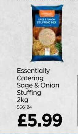 Bestway Essentially Catering Sage & Onion Stuffing 2kg offer