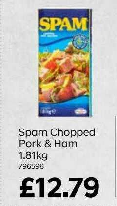Bestway Spam Chopped Pork & Ham offer