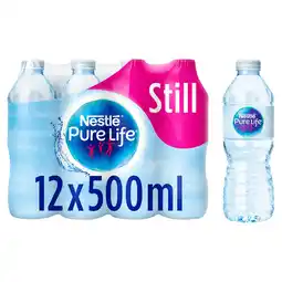 Iceland Nestle Pure Life Still Spring Water 12x500ml offer