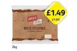 Londis Jack's White Potatoes offer