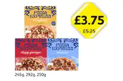 Londis Pizza Express Margherita, Sloppy Giuseppe, American offer