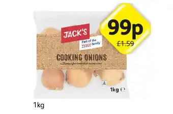 Londis Jack's Cooking Onions offer