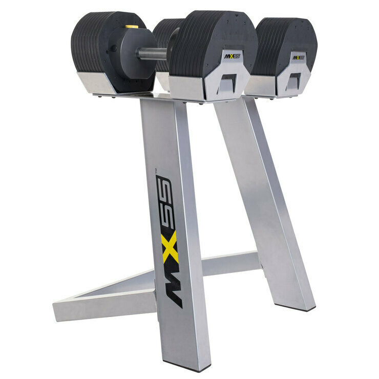 MX SELECT MX55 Rapid Change Adjustable Dumbbell System with Rack offer