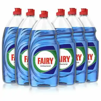 Costco Fairy Anti-Bacterial Washing Up Liquid with Eucalyptus, 6 x 870ml offer