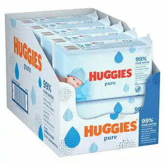 Costco Huggies Pure Baby Wipes, 10 x 72 Wipes offer