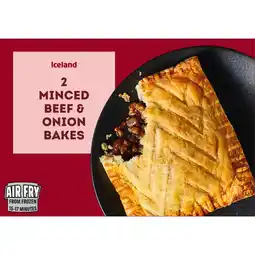 Iceland Iceland 2 Minced Beef & Onion Bakes 260g offer