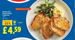 Lidl Northern Irish Pork Loin Steaks Family Pack offer