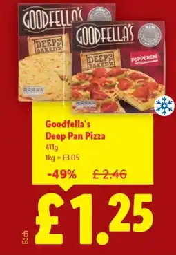 Lidl Goodfella's Deep Pan Pizza offer