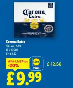 Lidl Corona Extra offer