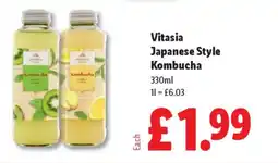 Lidl Vitasia Japanese Style Kombucha offer