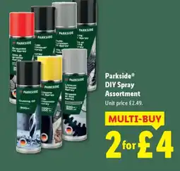 Lidl Parkside DIY Spray Assortment offer