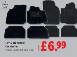 Lidl ULTIMATE SPEED Car Mat Set offer