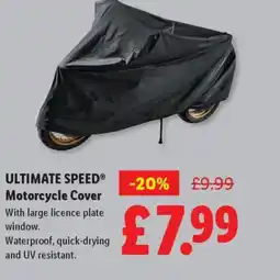 Lidl ULTIMATE SPEED Motorcycle Cover offer