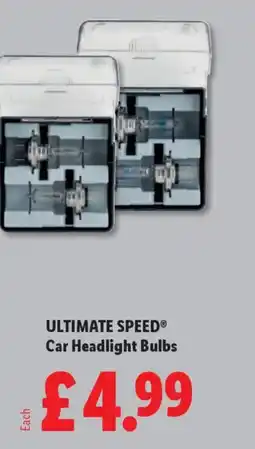 Lidl ULTIMATE SPEED Car Headlight Bulbs offer