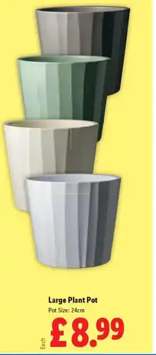 Lidl Large Plant Pot offer