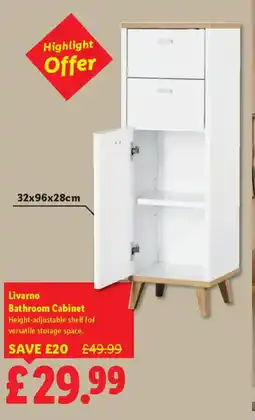 Lidl Livarno Bathroom Cabinet offer