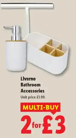 Lidl Livarno Bathroom Accessories offer
