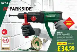 Lidl Parkside 1050W Hammer Drill offer