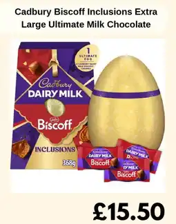 Sainsbury's Cadbury Biscoff Inclusions Extra Large Ultimate Milk Chocolate offer