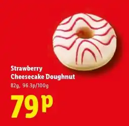 Lidl Strawberry Cheesecake Doughnut offer