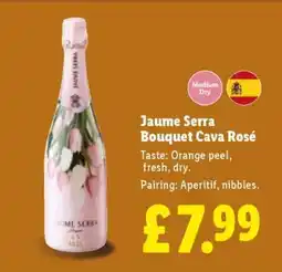 Lidl Jaume Serra Bouquet Cava Rosé offer