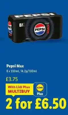 Lidl Pepsi Max offer