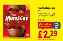 Lidl Muchies Large Egg offer