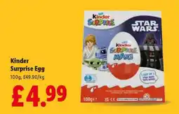 Lidl Kinder Surprise Egg offer