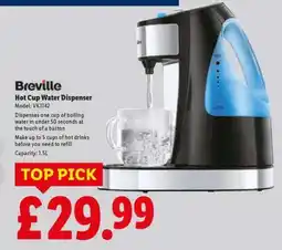 Lidl Breville Hot Cup Water Dispenser offer