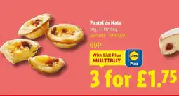 Lidl Pastel de Nata offer