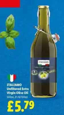 Lidl Italiamo Unfiltered Extra Virgin Olive Oil offer