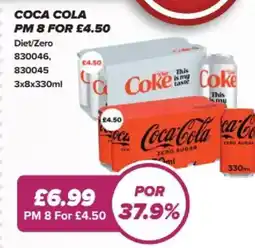 Bestway COCA COLA Diet/Zero offer