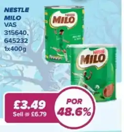 Bestway NESTLE Milo offer