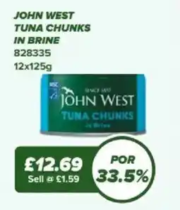 Bestway JOHN WEST Tuna chunks in brine offer
