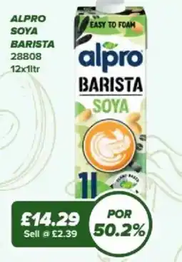 Bestway Alpro soya barista offer