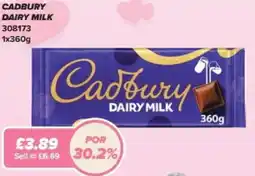 Bestway Cadbury Dairy milk offer