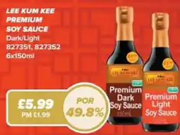 Bestway Lee kum kee premium soy sauce dark/light offer