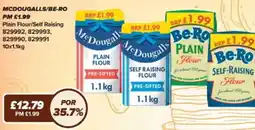 Bestway Mcdougalls/be-ro Plain Flour/Self Raising offer