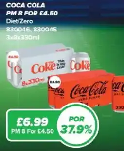 Bestway COCA COLA Diet/Zero offer