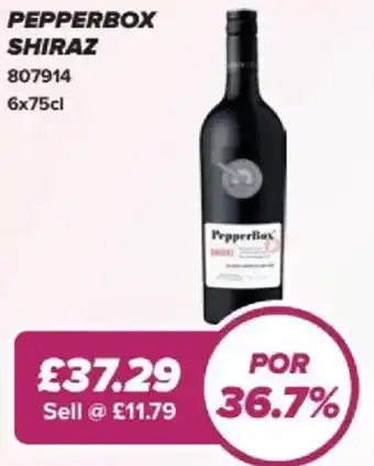Bestway Pepperbox shiraz offer