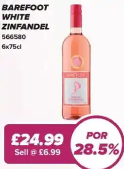 Bestway Barefoot white zinfandel offer