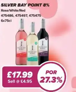 Bestway Silver bay point 8% rose/white/red offer