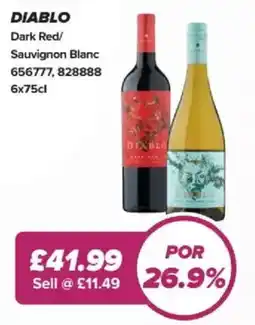 Bestway Diablo Dark Red/ Sauvignon Blanc offer