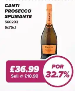 Bestway Canti prosecco spumante offer