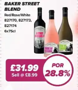 Bestway Baker street blend Red/Rose/White offer